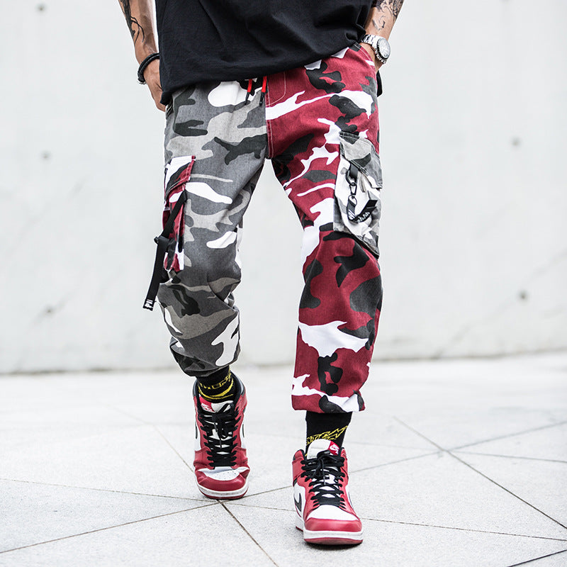 Harajuku Style Camouflage Multi-pocket Hip-hop Trousers - Urban Pulse Life