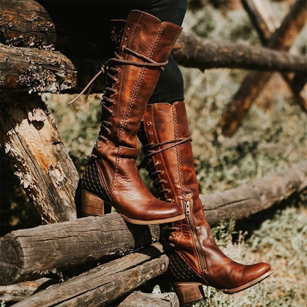 Women's Side Zip Rider Boots - Urban Pulse Life