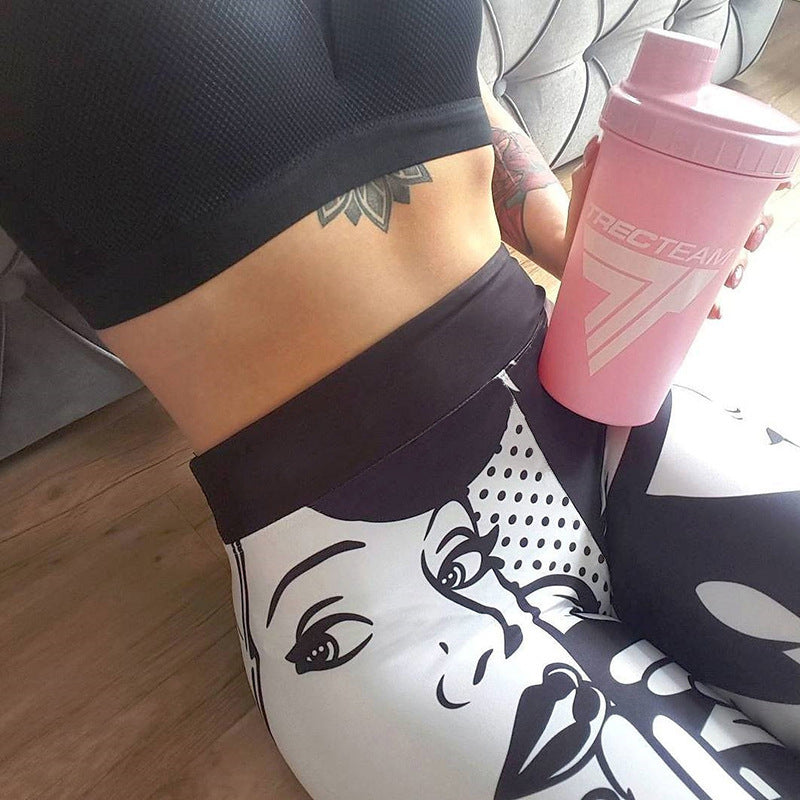Leggings, Yoga Pants, Women's Printed Trousers - Urban Pulse Life