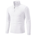 Men's Fleece Zip Mock Neck Sweater – Warm Urban Style