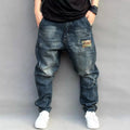 street-style-denim-harem-pants