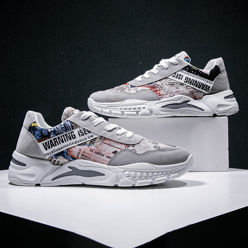 Dad Shoes, Casual Sports Shoes, Graffiti Sneakers