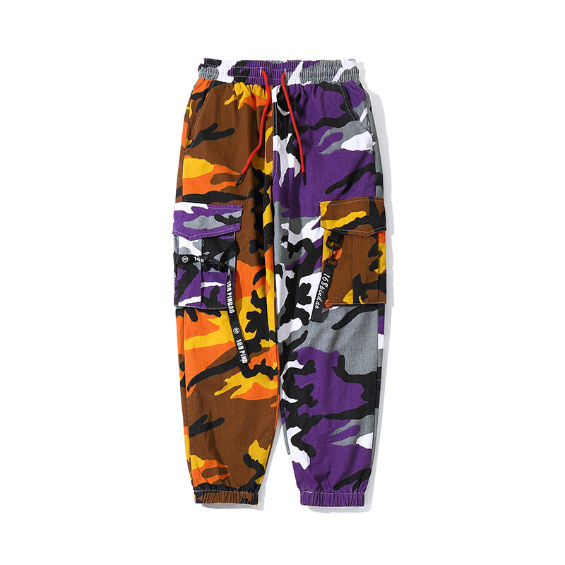 Harajuku Style Camouflage Multi-pocket Hip-hop Trousers - Urban Pulse Life