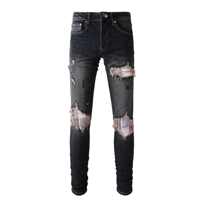 High Street Hole & Patch Jeans - Urban Pulse Life