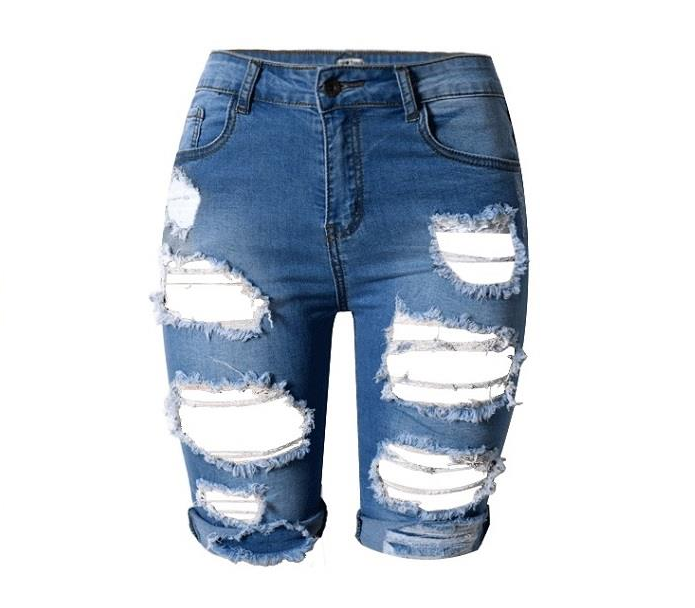 High-Waisted Ripped Jeans - Trendy Street Style - Urban Pulse Life