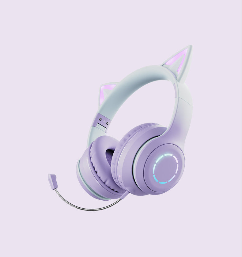 Cat Ear Luminous Wireless Competition Headphones - Urban Pulse Life
