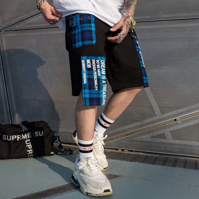 Casual Cartoon Print Shorts and Checkered Beach Pants - Urban Pulse Life