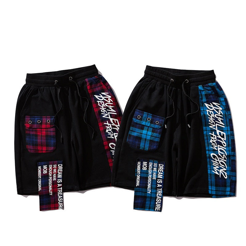 Casual Cartoon Print Shorts and Checkered Beach Pants - Urban Pulse Life