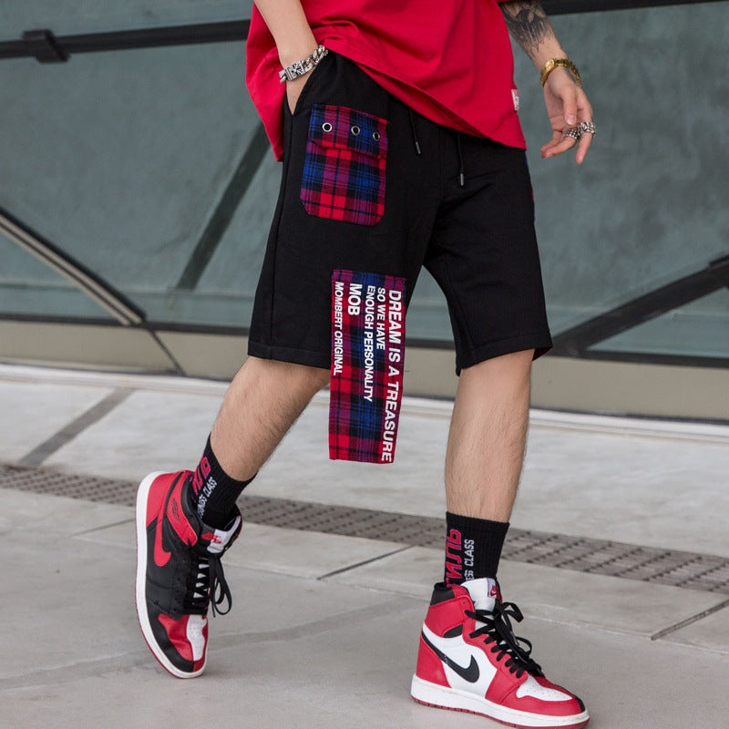 Casual Cartoon Print Shorts and Checkered Beach Pants - Urban Pulse Life