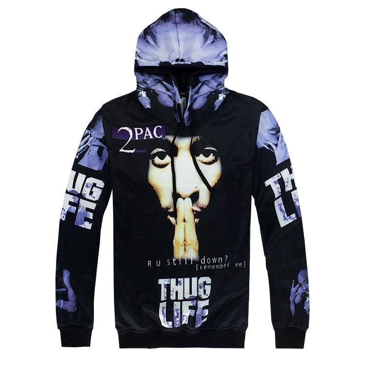Emoji Sweatpants & Hoodie, 2Pac Hip Hop Joggers - Urban Pulse Life