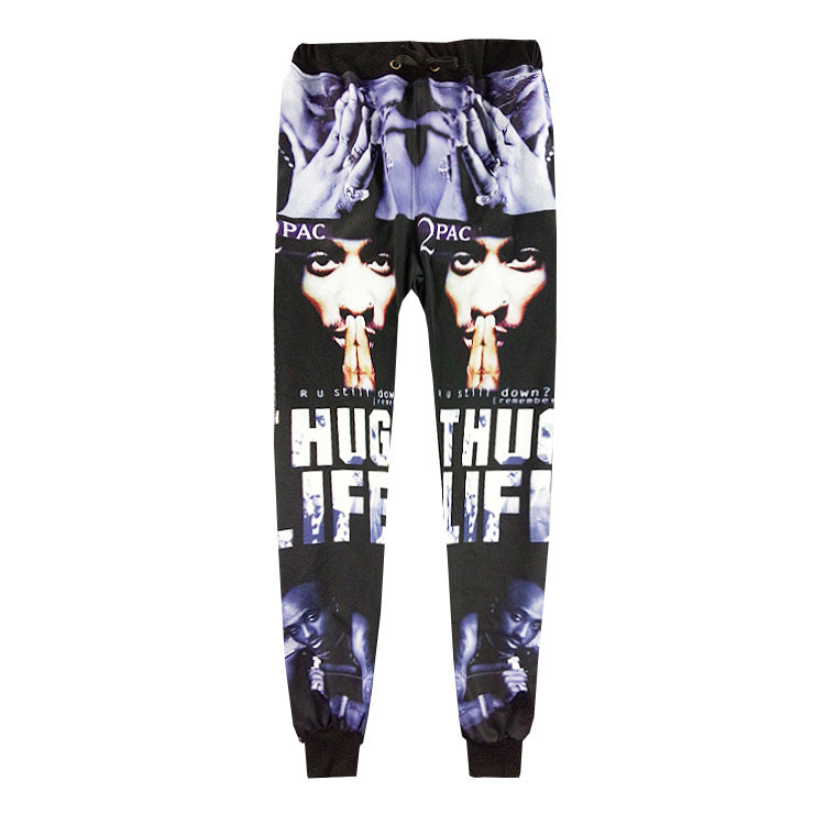 Emoji Sweatpants & Hoodie, 2Pac Hip Hop Joggers - Urban Pulse Life