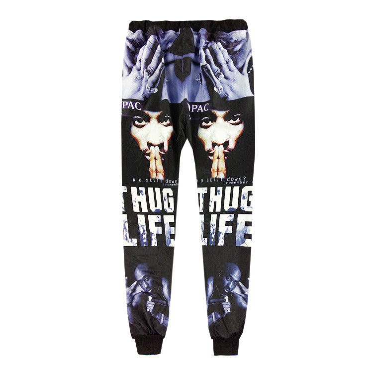 Emoji Sweatpants & Hoodie, 2Pac Hip Hop Joggers - Urban Pulse Life
