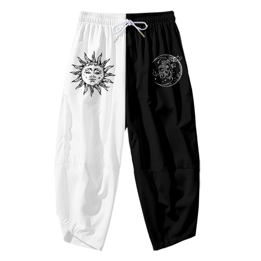 Men's 3D Digital Print Casual Cropped Pants - Urban Pulse Life