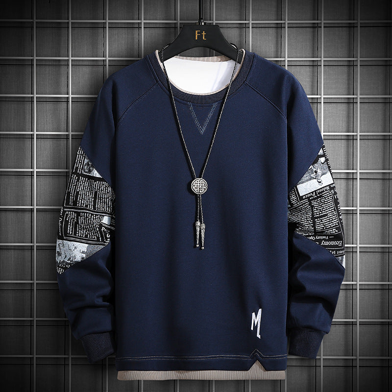 Men's Long-Sleeved Casual Sweater - Urban Pulse Life