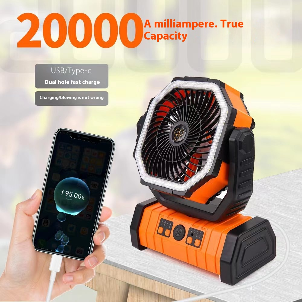 Outdoor Household Power Bank LED Light Camping Fan - Urban Pulse Life