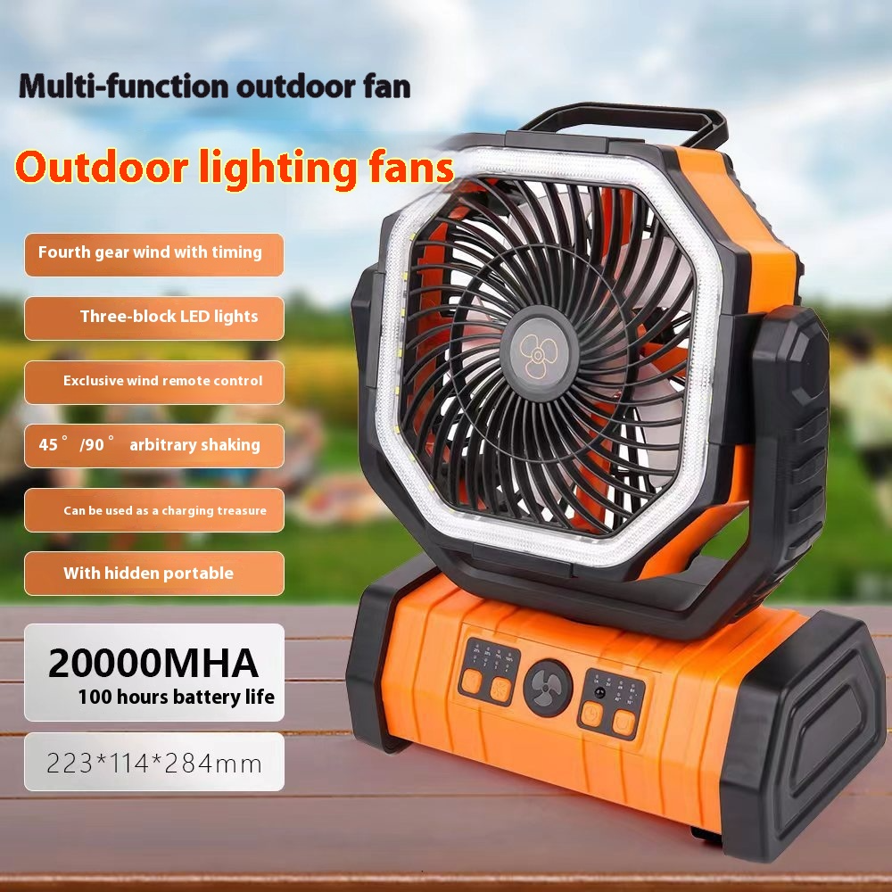 Outdoor Household Power Bank LED Light Camping Fan - Urban Pulse Life