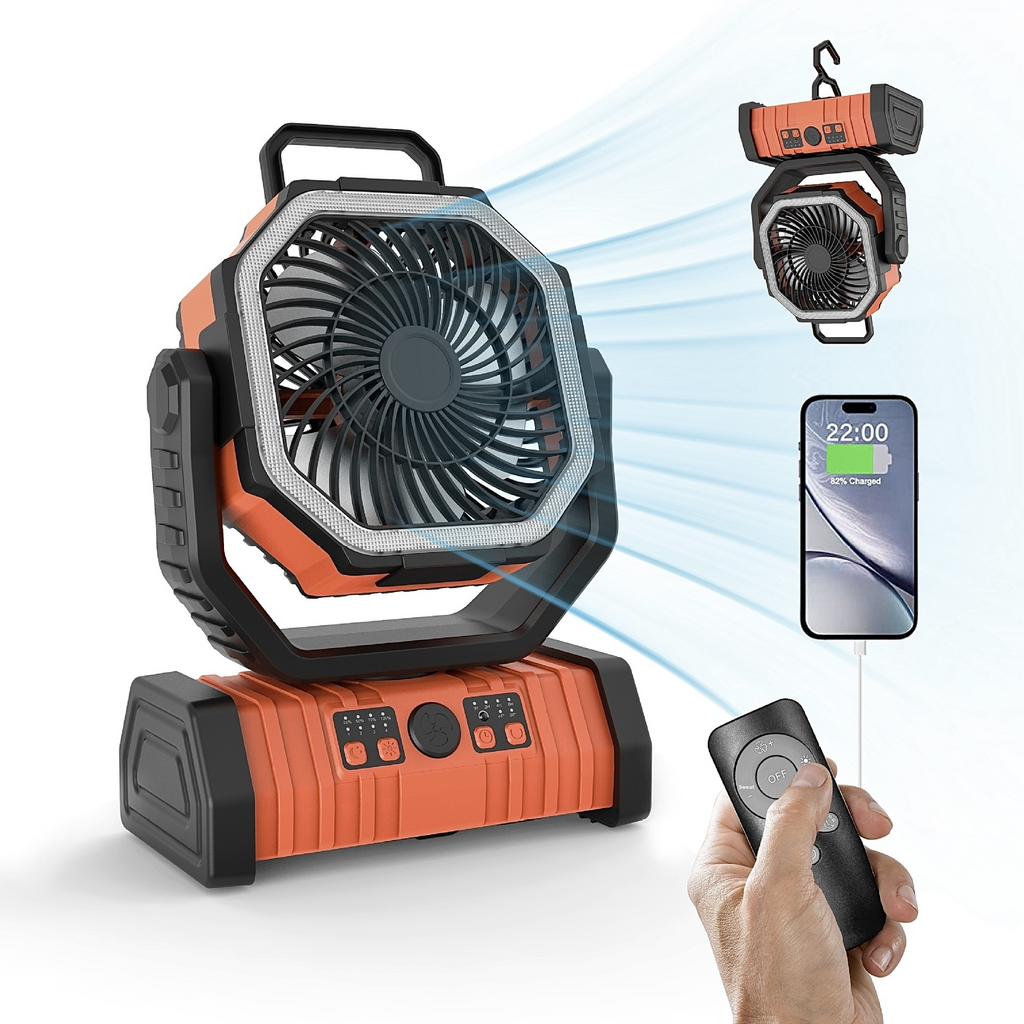 Outdoor Household Power Bank LED Light Camping Fan - Urban Pulse Life