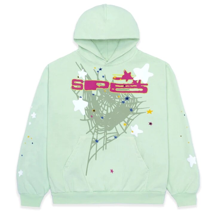 Spider Letter Prints Hoodies - Urban Pulse Life