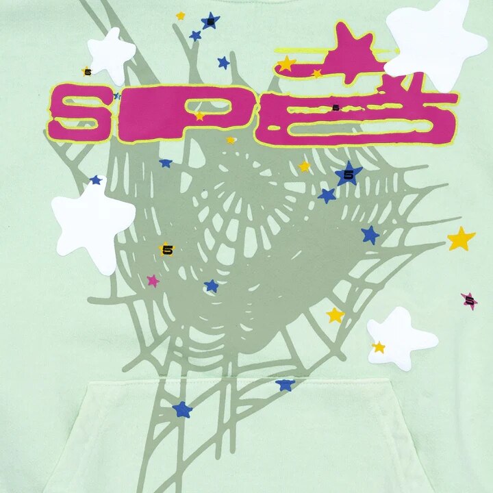 Spider Letter Prints Hoodies - Urban Pulse Life