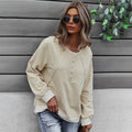 Trendy Women's Long-Sleeved Round Neck Pullover Sweater - Urban Pulse