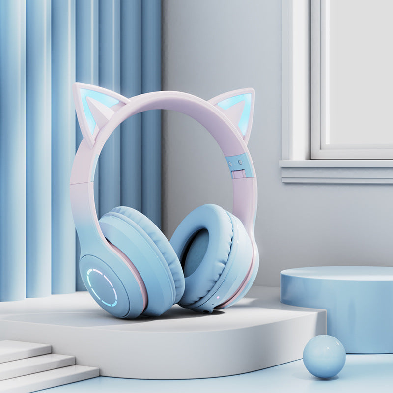 Cat Ear Luminous Wireless Competition Headphones - Urban Pulse Life
