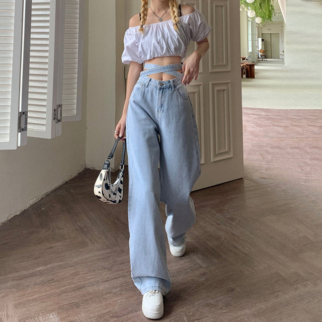 Trendy Slim Fit Ladies' Street Jeans - Urban Pulse Life