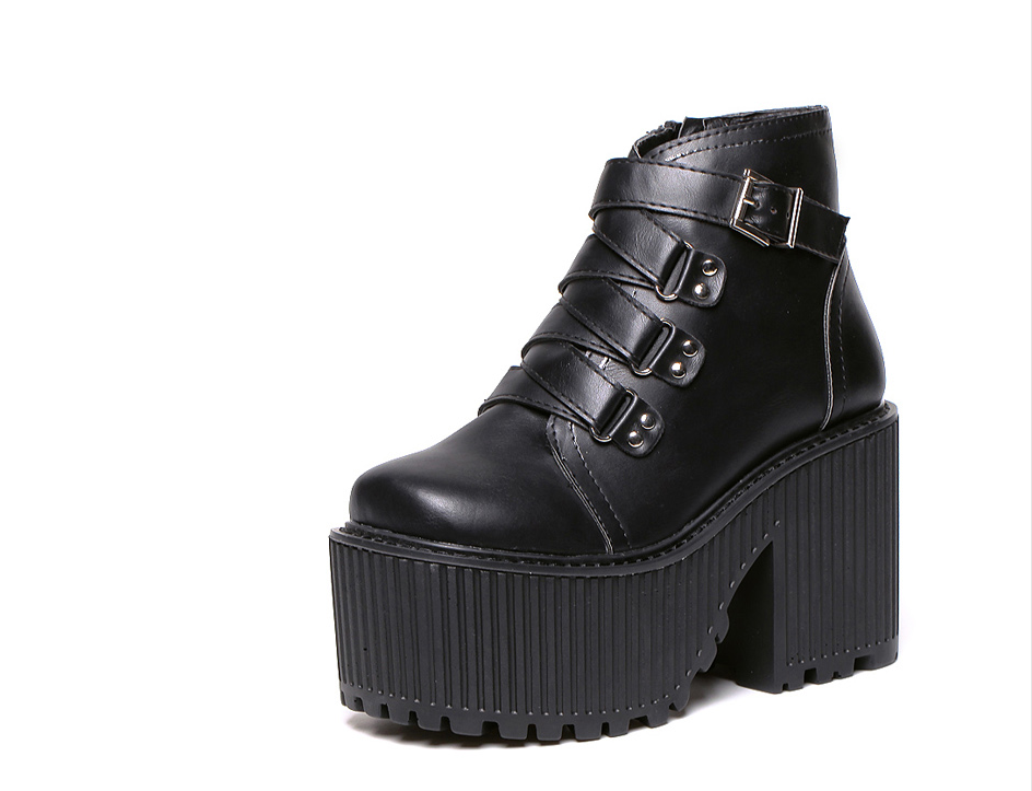 High Heel Ankle Boots, Martin Boots, Heeled Martin Boots