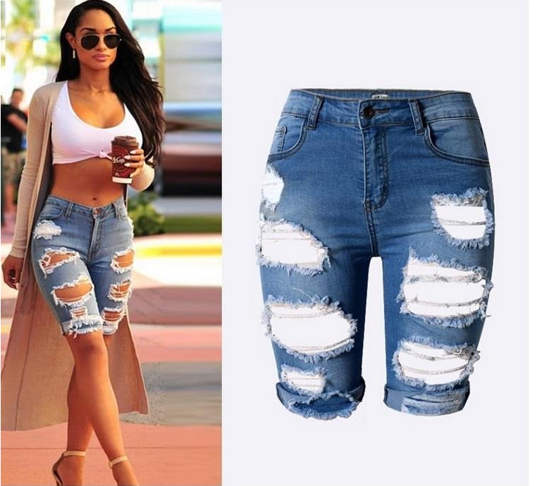 High-Waisted Ripped Jeans - Trendy Street Style - Urban Pulse Life