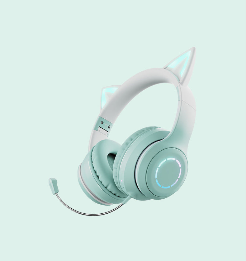 Cat Ear Luminous Wireless Competition Headphones - Urban Pulse Life