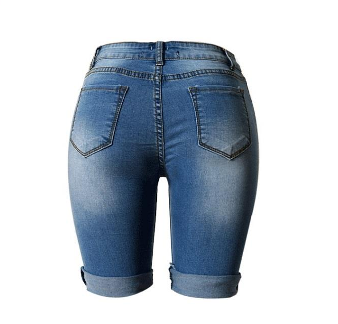 High-Waisted Ripped Jeans - Trendy Street Style - Urban Pulse Life
