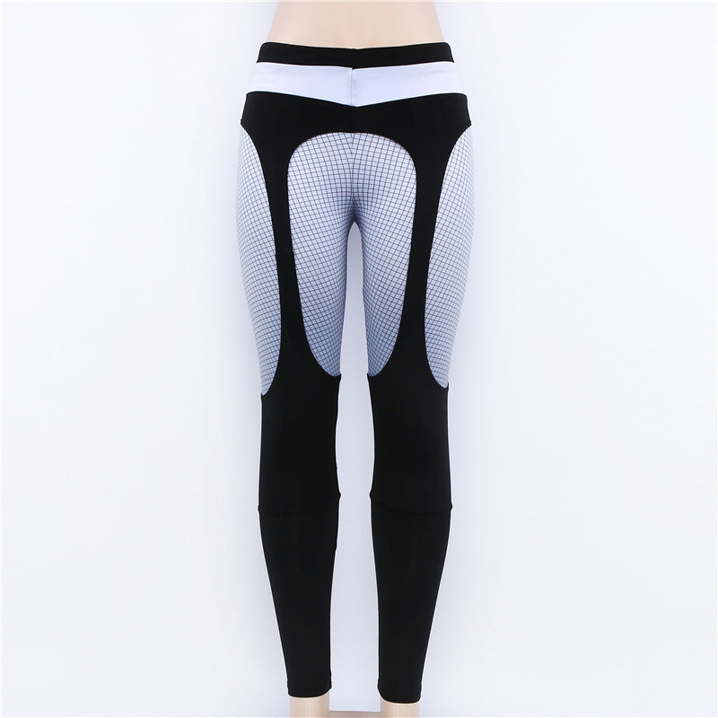Leggings, Yoga Pants, Printed Pants, Color Block Yoga Pants - Urban Pulse Life