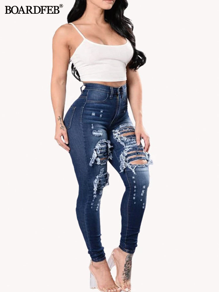 Fashion Slim Trendy Street Style Women's Jeans - Urban Pulse Life
