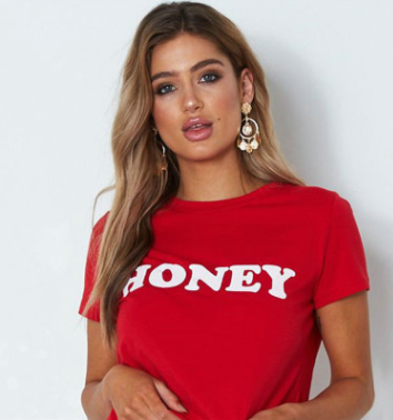 Women's Short Sleeve Honey Tee - Urban Pulse Life