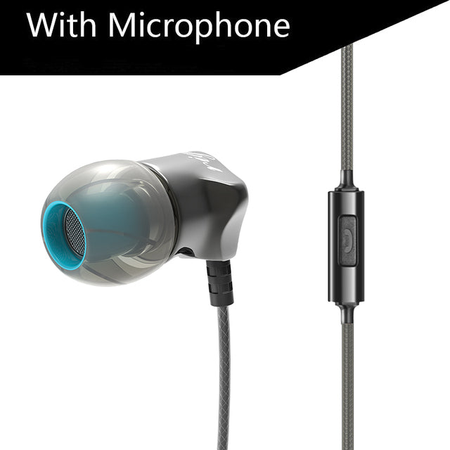 Heavy Bass Metal In-Ear Headphones with Microphone - Urban Pulse Life