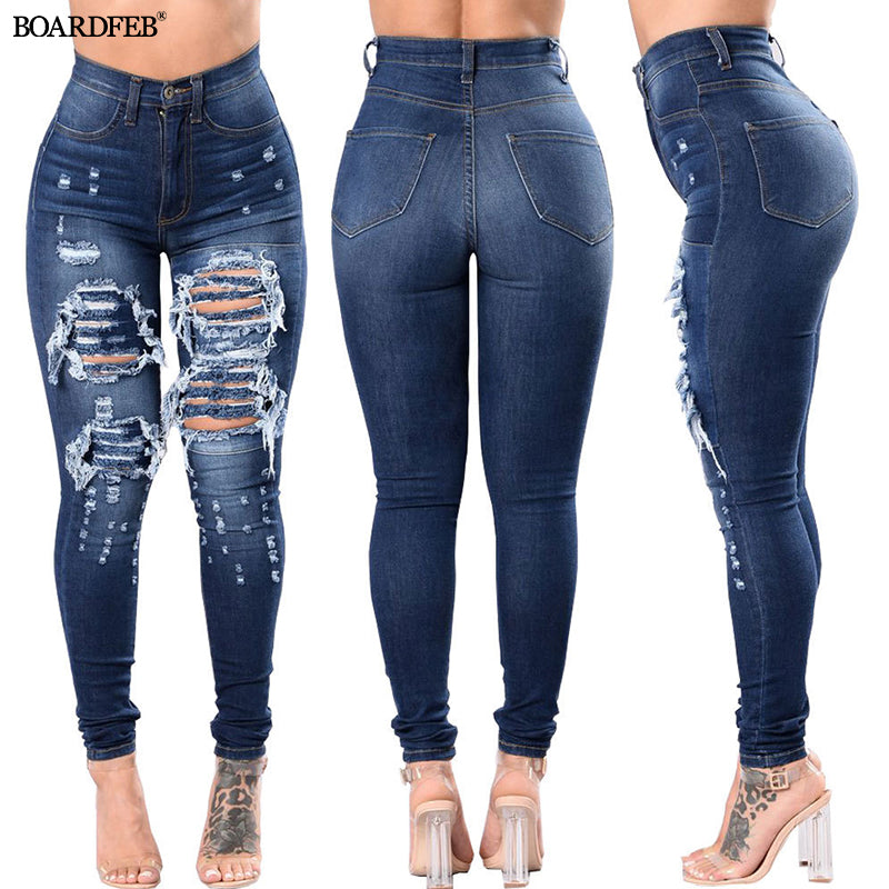 Fashion Slim Trendy Street Style Women's Jeans - Urban Pulse Life